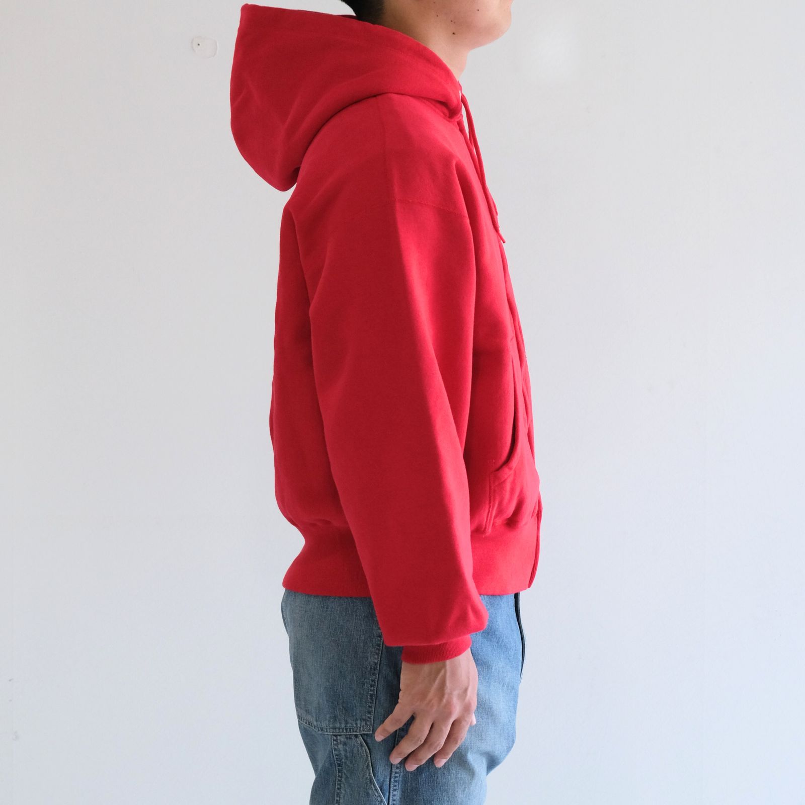 ZIP UP PARKA / ジップアップパーカー / RED
