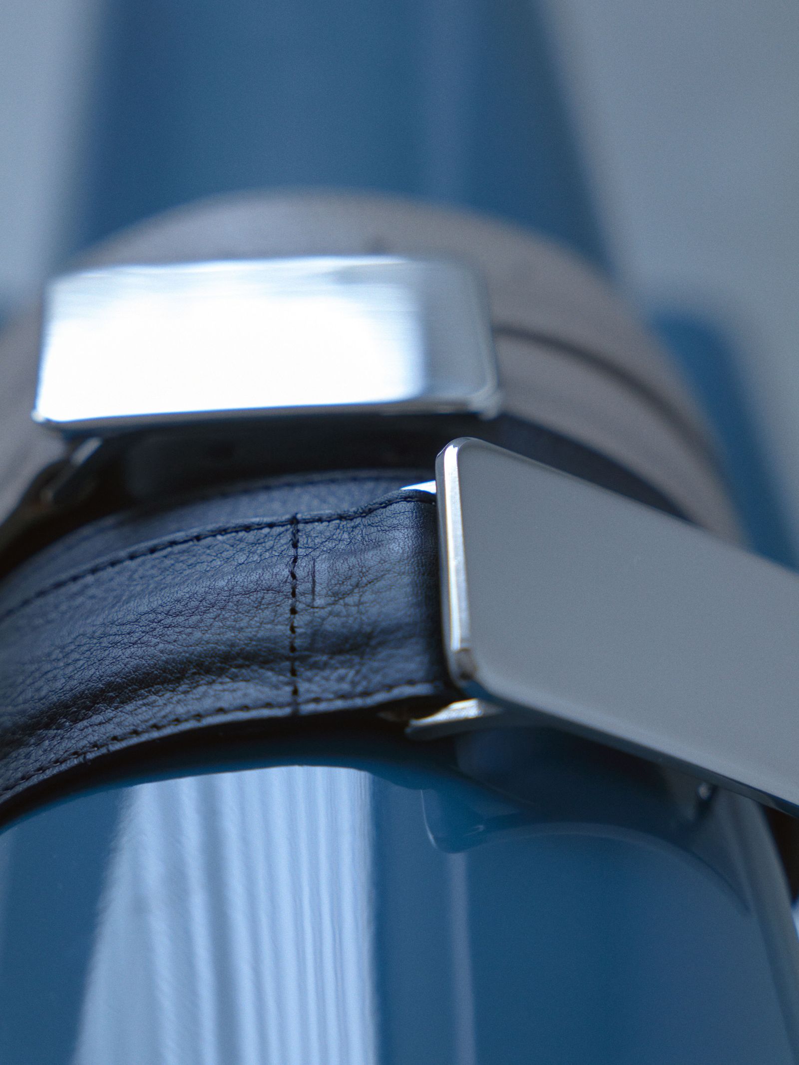 【入荷時期：2026年8-9月頃】Leather Belt / レザー ベルト（Gray）