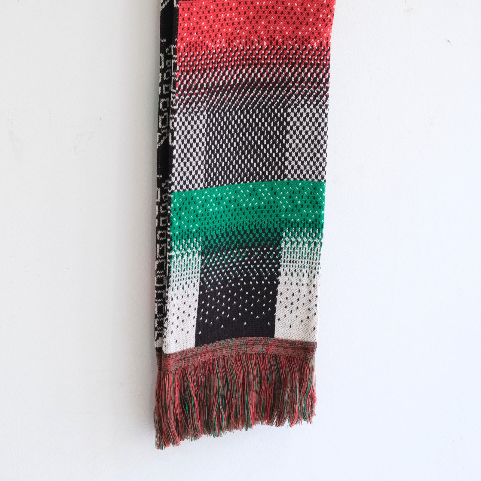 JACQUARD KNIT SOCCER SCARF（MULTI）