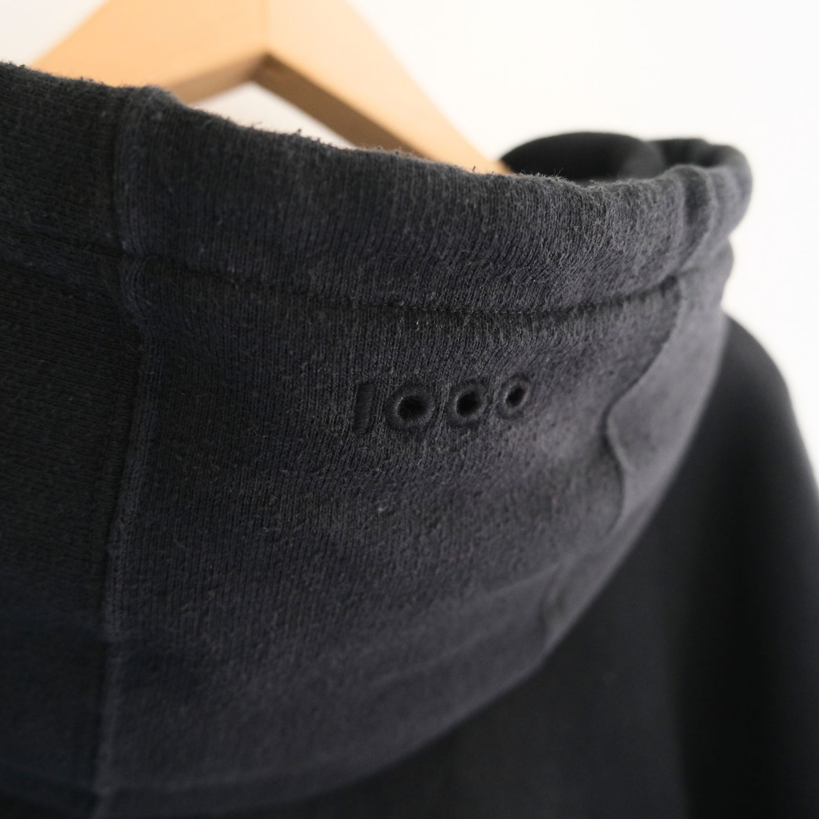 NEPPED HOODIE（INK BLACK）