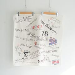 "ESSENTIAL".02 Graphic Printed Scarf / スカーフ / IVORY