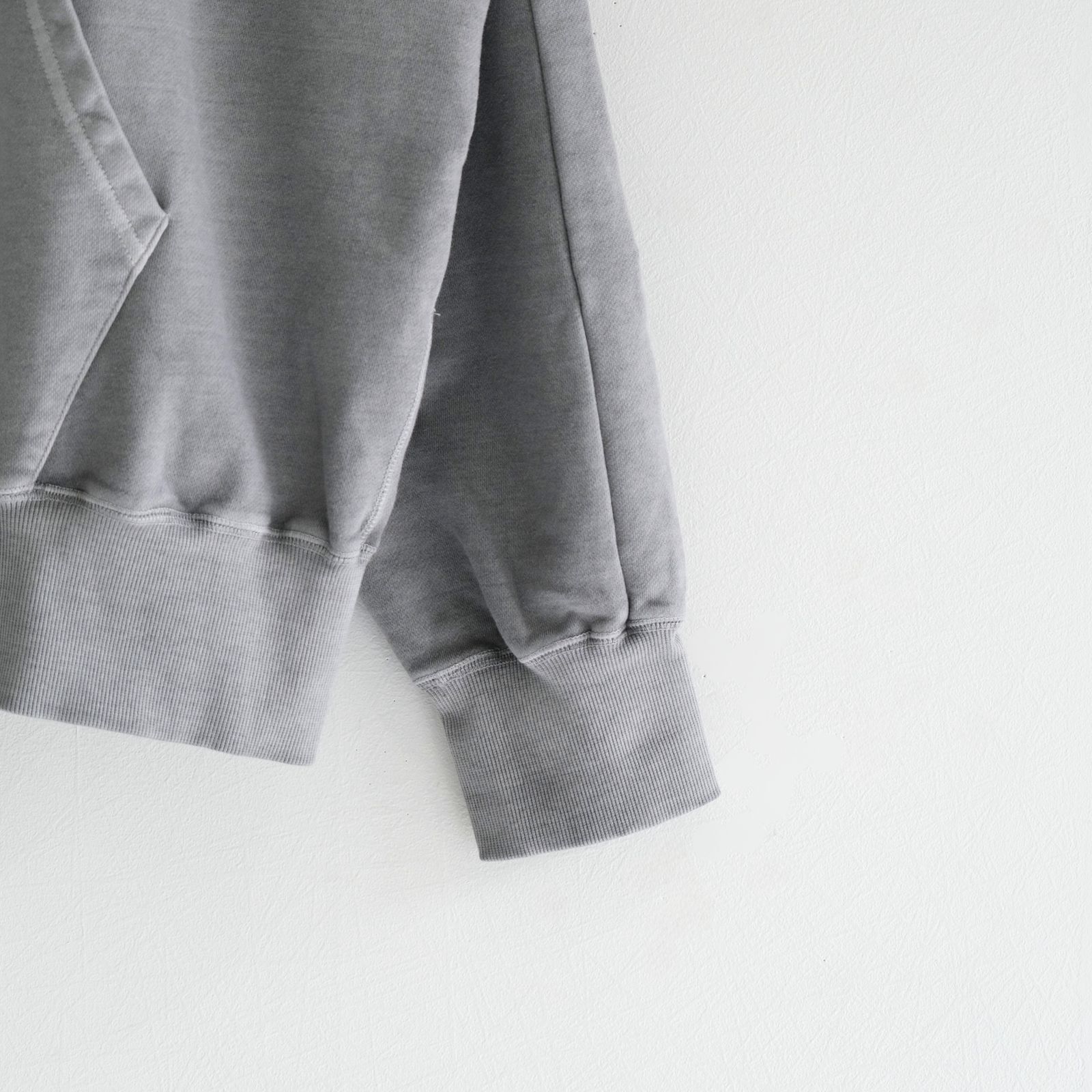 ZIP SWEAT HOODY / ジップアップパーカー / BLACK