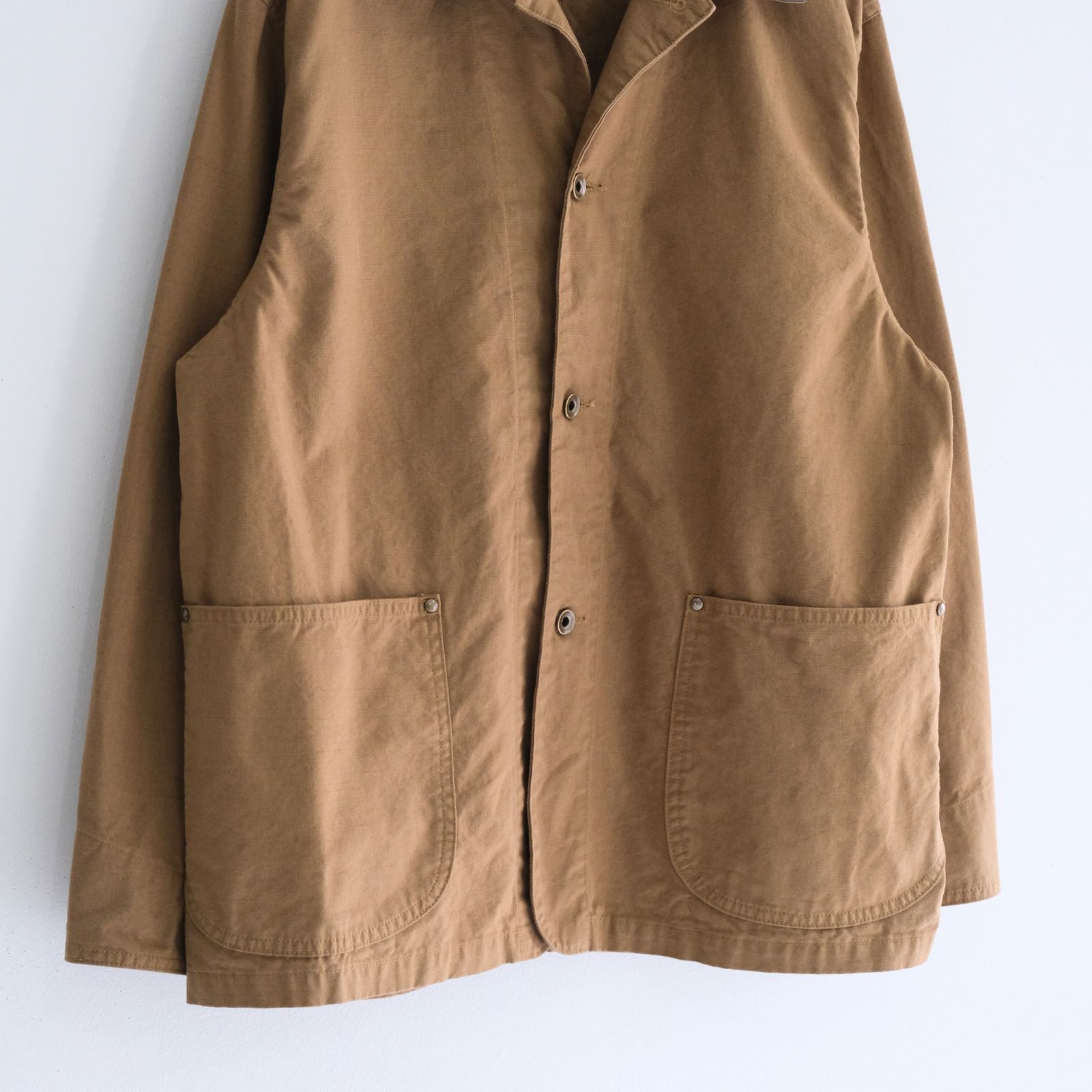 WASHED C/R/S DUCK COVERALL / ジャケット / カバーオール / KHAKI BEIGE