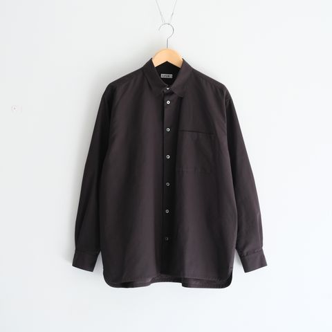 Peach back twill - Rob / シャツ / ポリエステル / ナイロン / Charcoal black