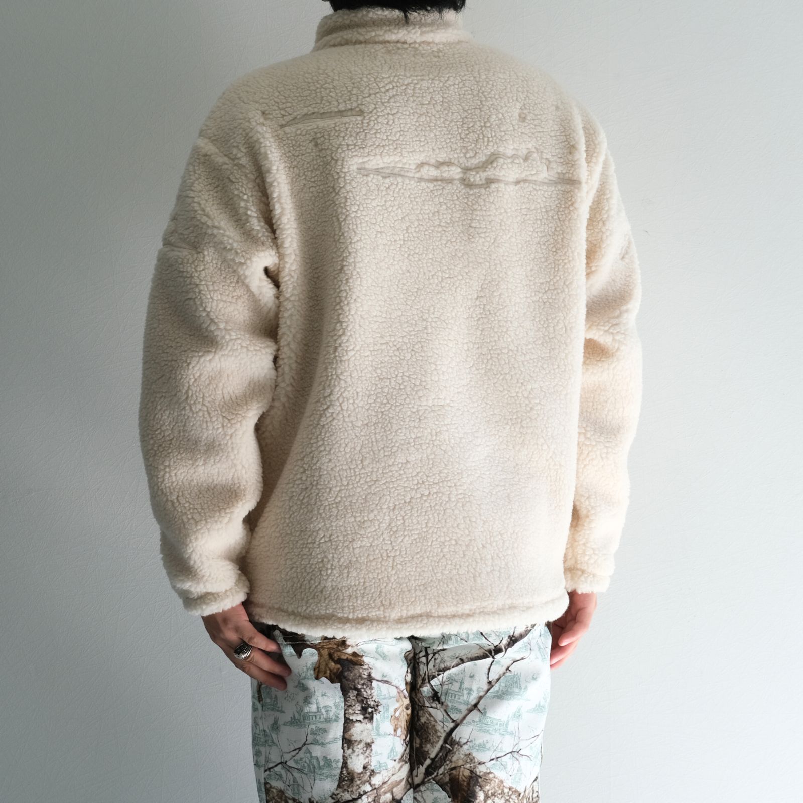 Grass Freece jacket / ジャケット / プルオーバー / フリース / Porlatec / WHITE
