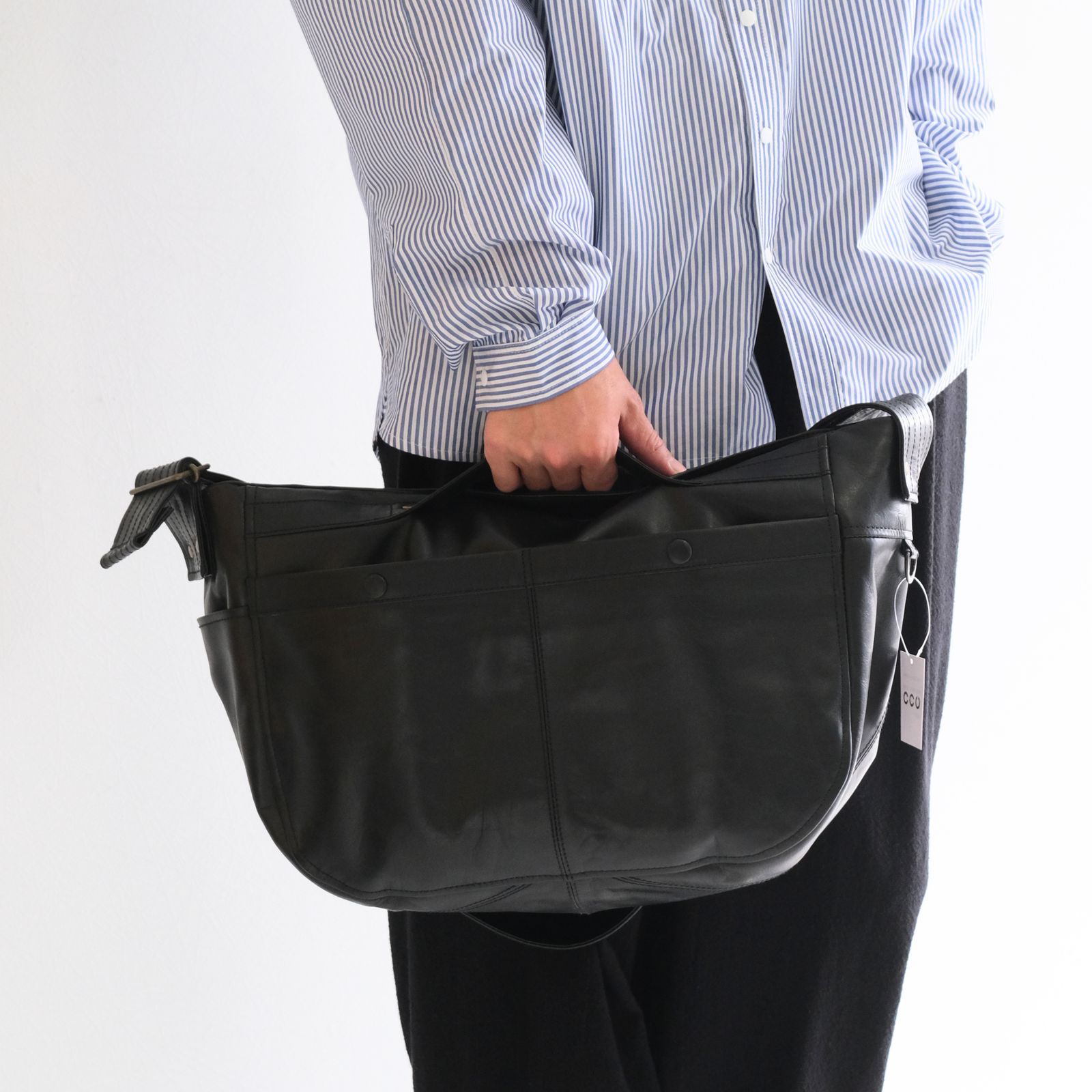 NEW NEWSPAPER BAG M SIZE（BLACK）