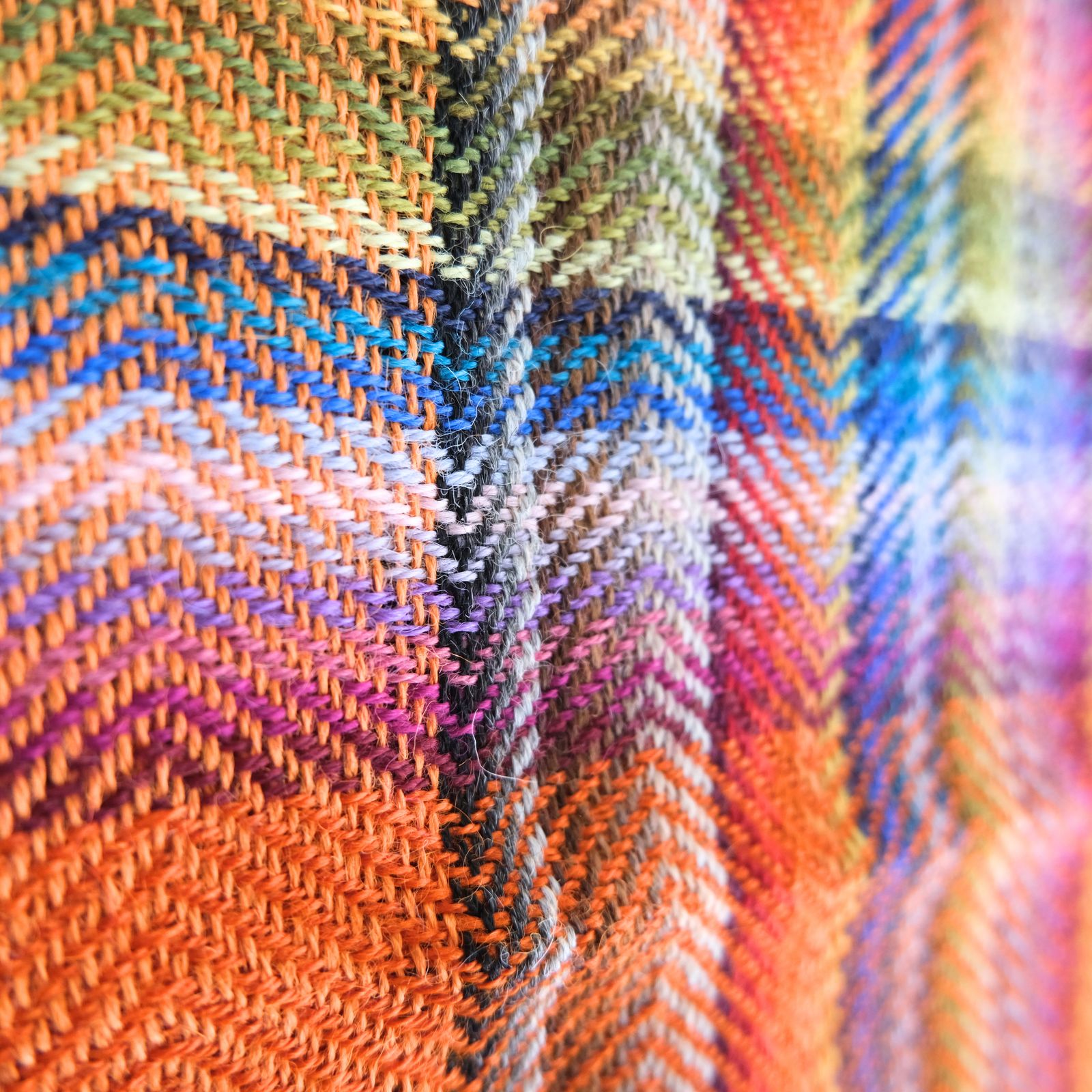 【残り1点】Multi Coloured Scarf（Orange）