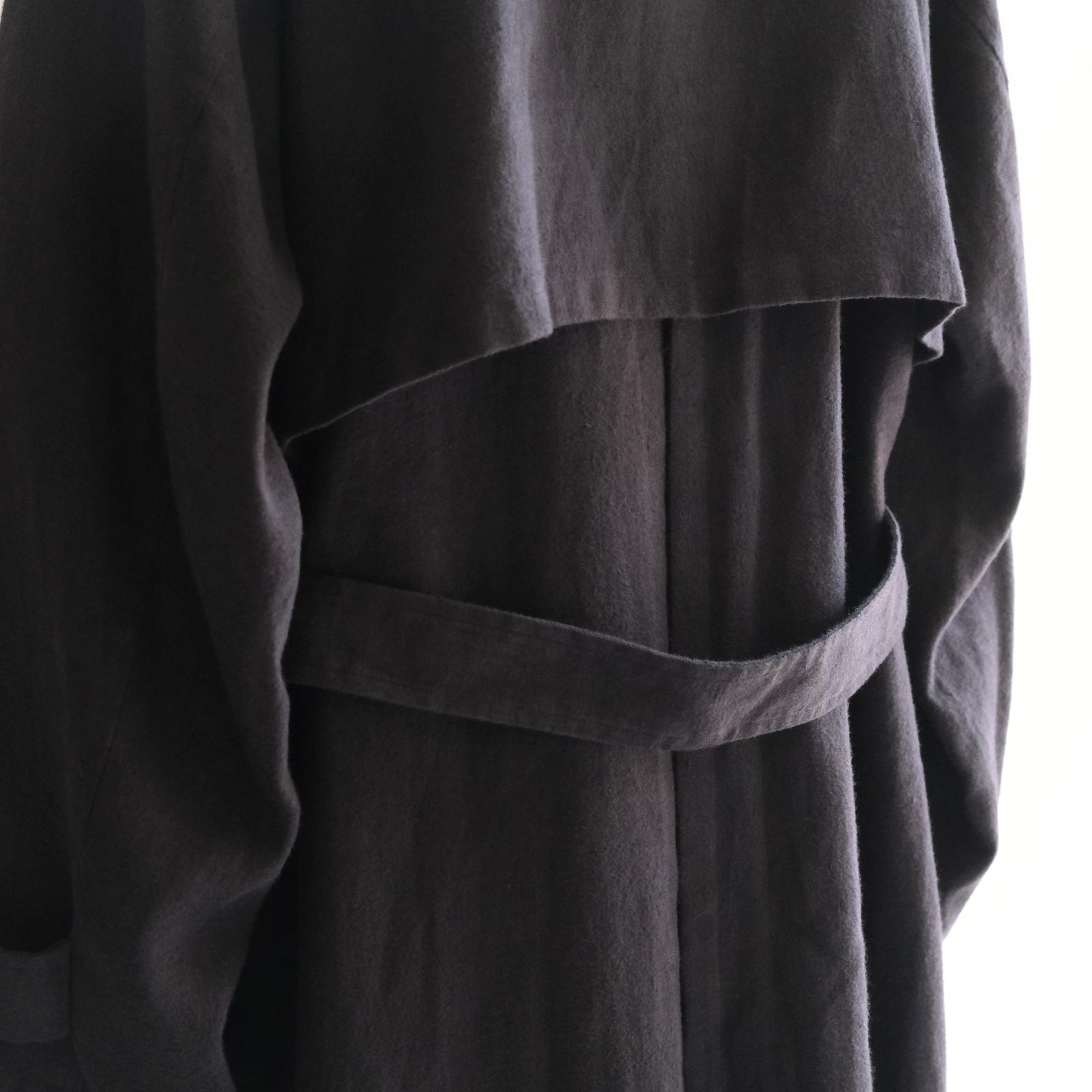 【残り1点】Hemp Oversize Coat（Black）