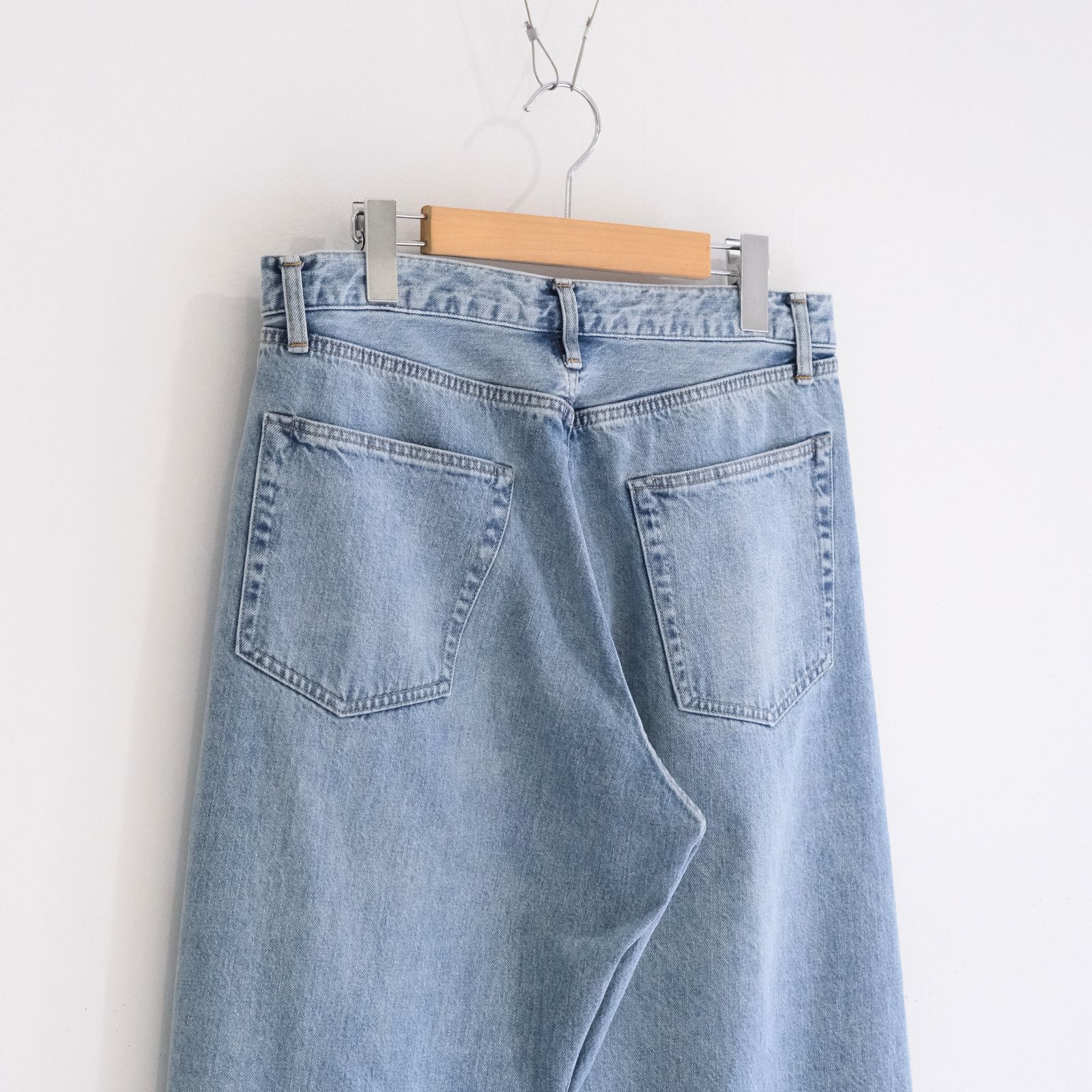 VINTAGE WASHED SELVEDGE DENIM 5P PANTS / パンツ / デニム / 5ポケット / FADED BLUE