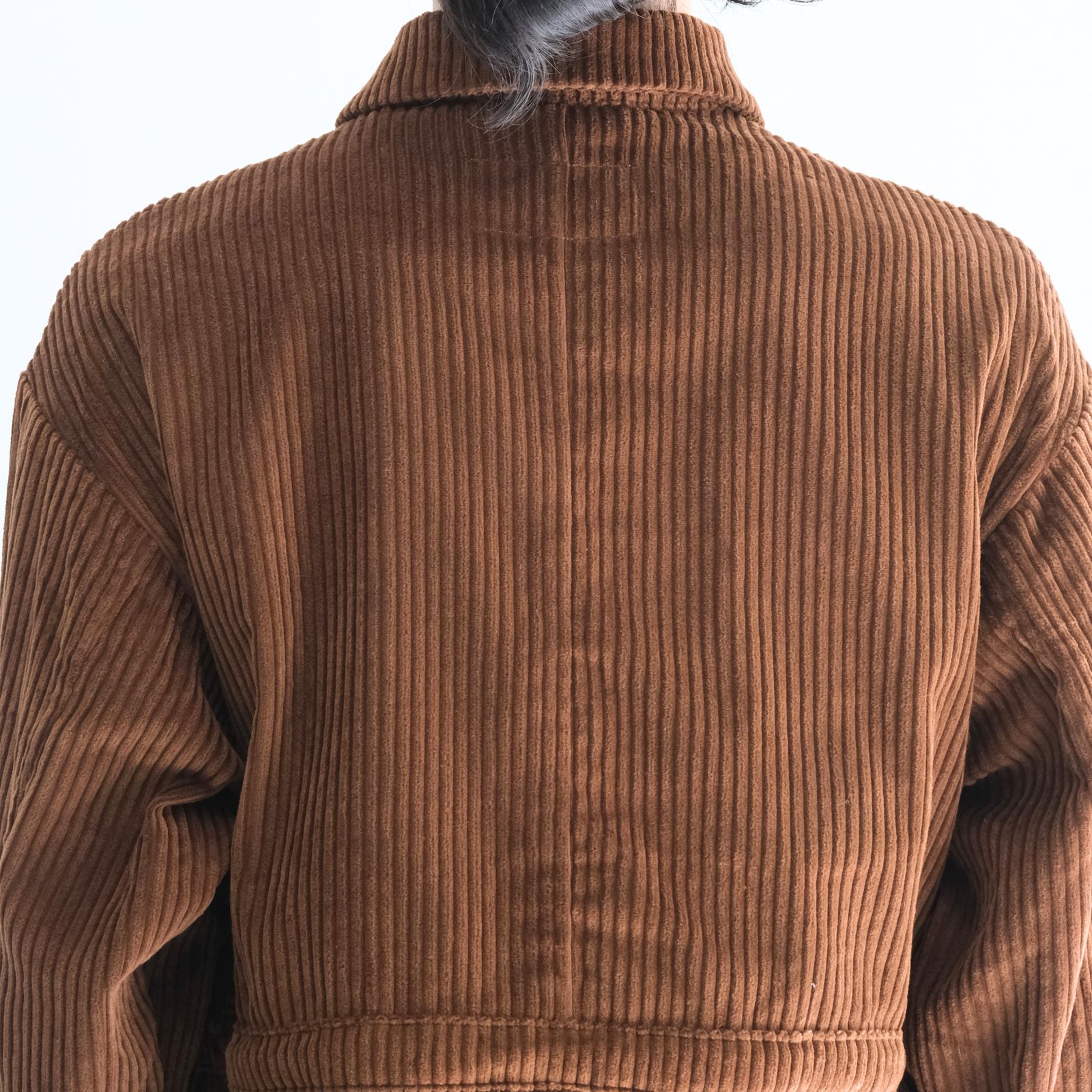 【残り1点】WIDE-WALE CORDUROY SAFARI JACKET（BROWN）