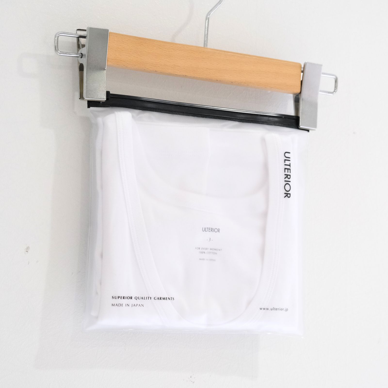 TUBULAR TANK TOP / チューブラー タンクトップ（WHITE）