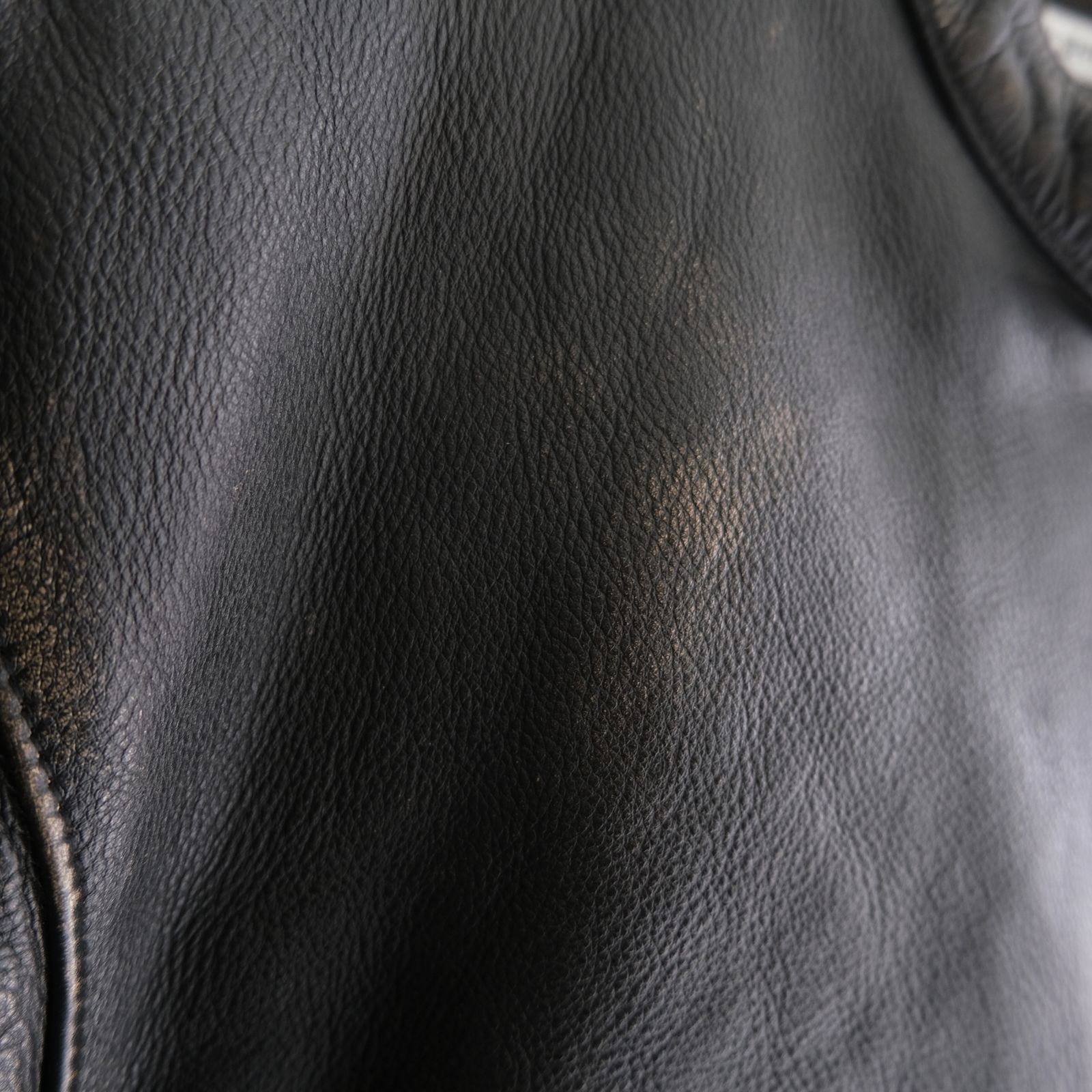 LEATHER RIDERS JACKET ‐Cow Heavy Vintage finish‐ / ジャケット / レザージャケット /  ライダースジャケット / Cow leather / 牛革 / Black