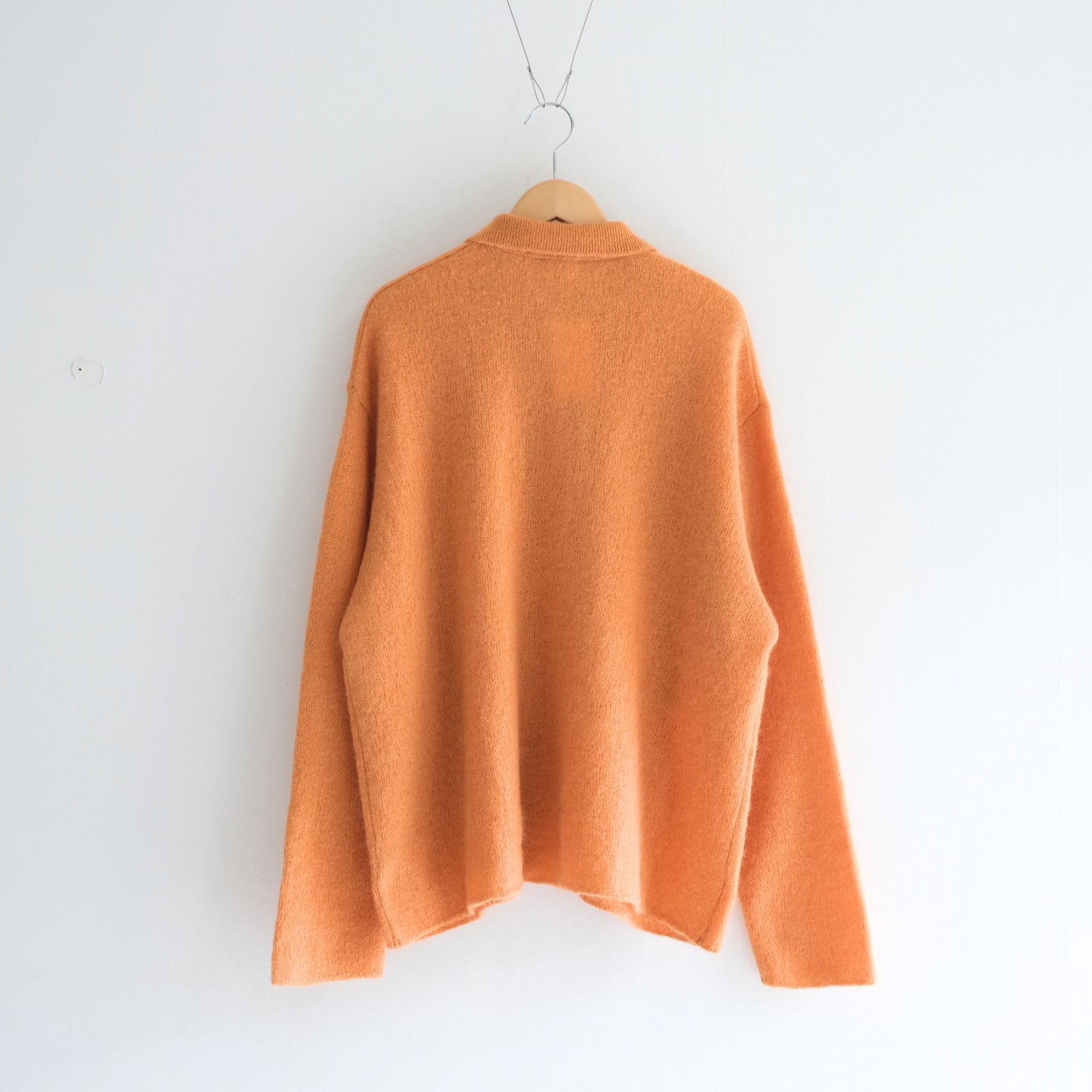 【残り1点】Kid Mohair Knit Shirts（Orange）