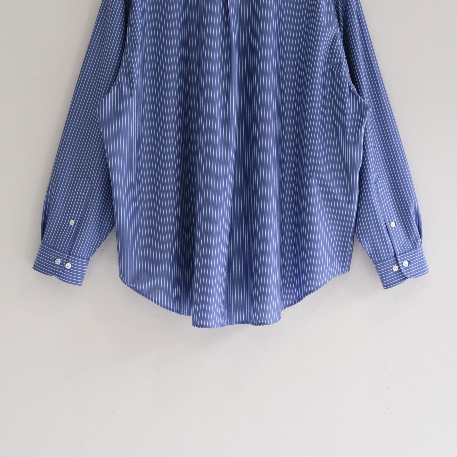 KANEMASA PHIL. +81 別注シャツ ブルーストライプ サイズ2 KANEMASA PHIL. +81 別注シャツ ブルーストライプ サイズ2