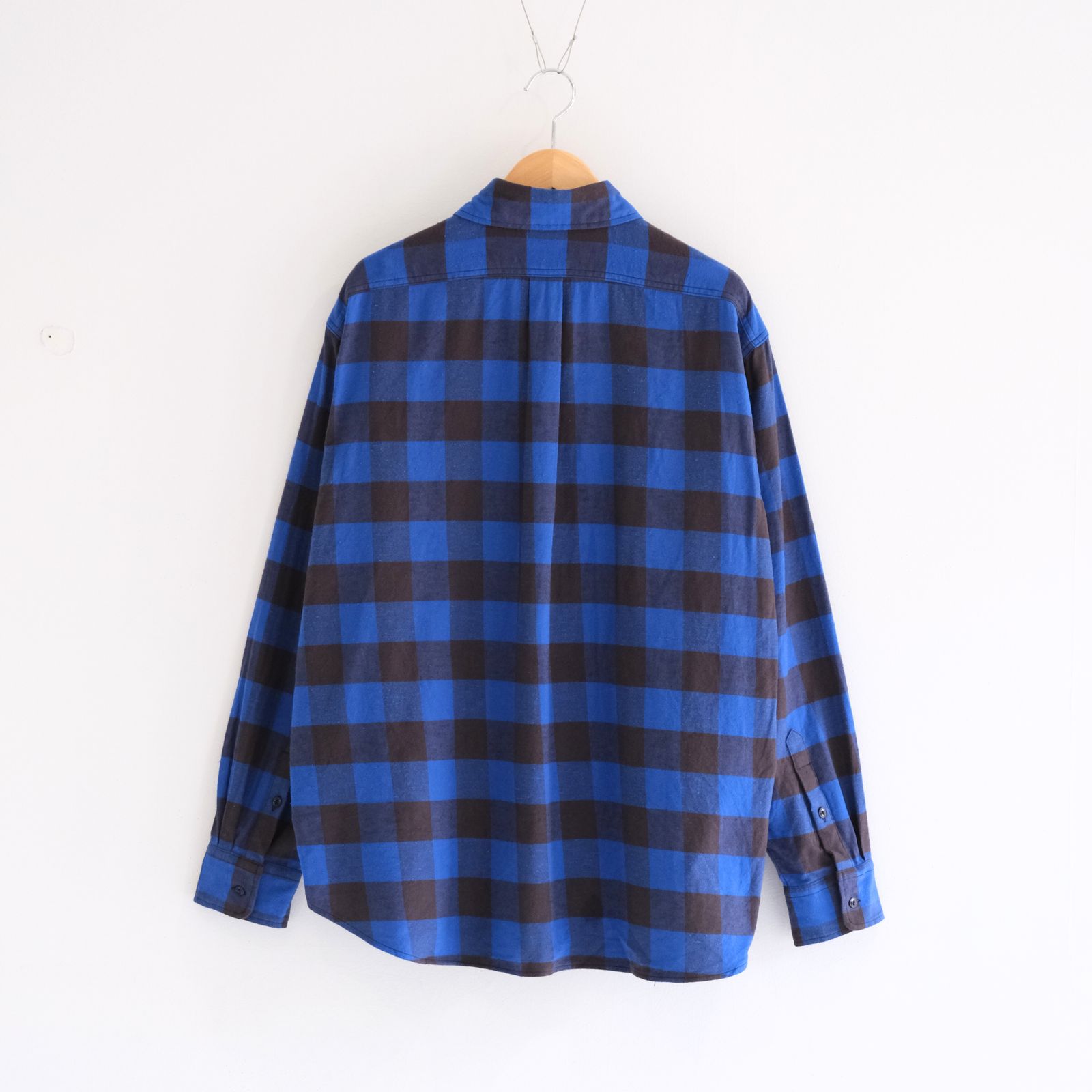 BUFFALO CHECK WORK SHIRTS ‐Cotton slub mix‐ / シャツ / バッファローチェック / Blue
