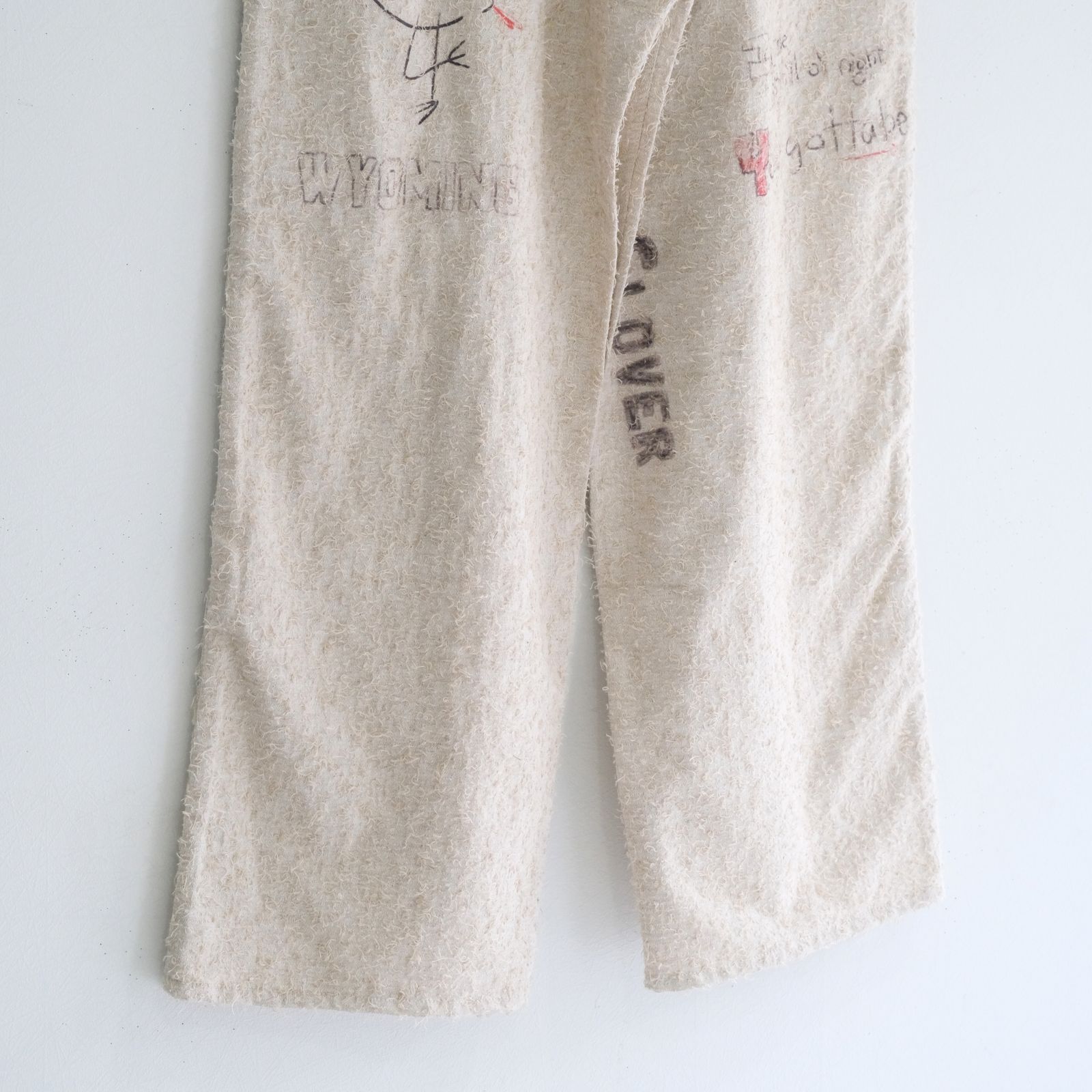 "ALICE" GRAPHIC DOUBLE KNEE WORKPANTS / パンツ / ダブルニー / ワークパンツ / IVORY