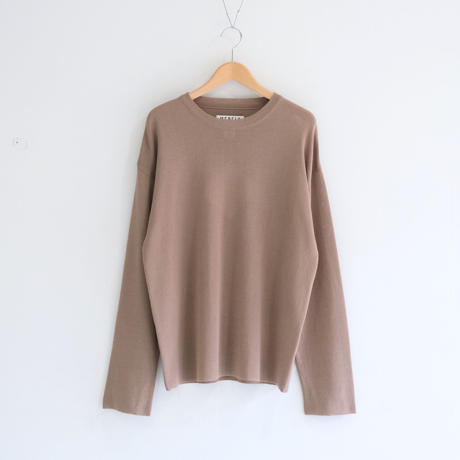 PREMIUM WIDE SLEEVE ‘SEUNGMU’ KNIT / ニット / ECRU BEIGE