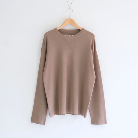 PREMIUM WIDE SLEEVE ‘SEUNGMU’ KNIT / ニット / ECRU BEIGE