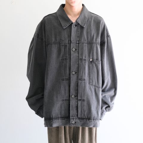 61" DENIM JACKET / 61インチ デニムジャケット（BLACK）