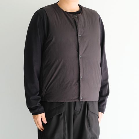 Layer Down Vest / ベスト / ダウンベスト / ダックダウン / Graphite