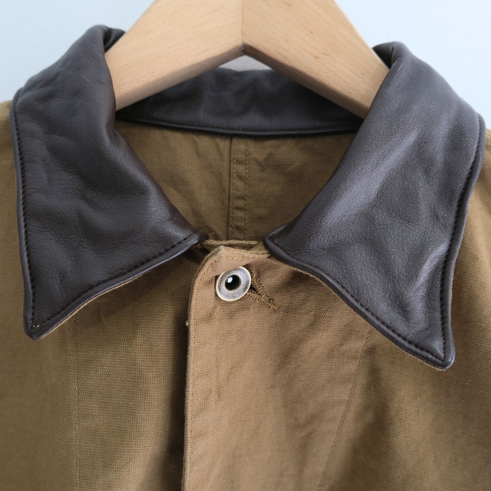 WASHED C/R/S DUCK COVERALL / ジャケット / カバーオール / KHAKI BEIGE