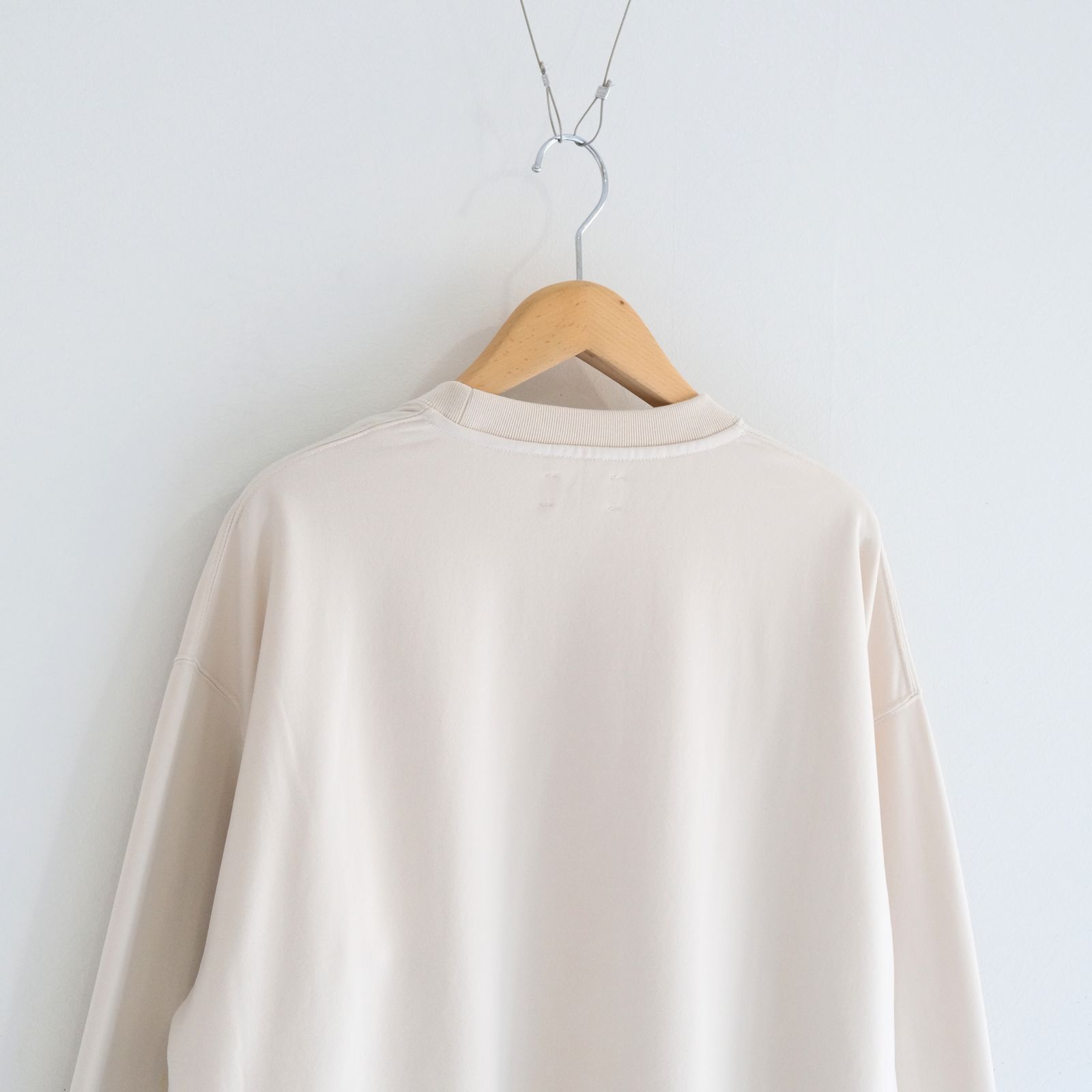 28G Cupro Pullover / スウェット / WHITE(Oxford White)