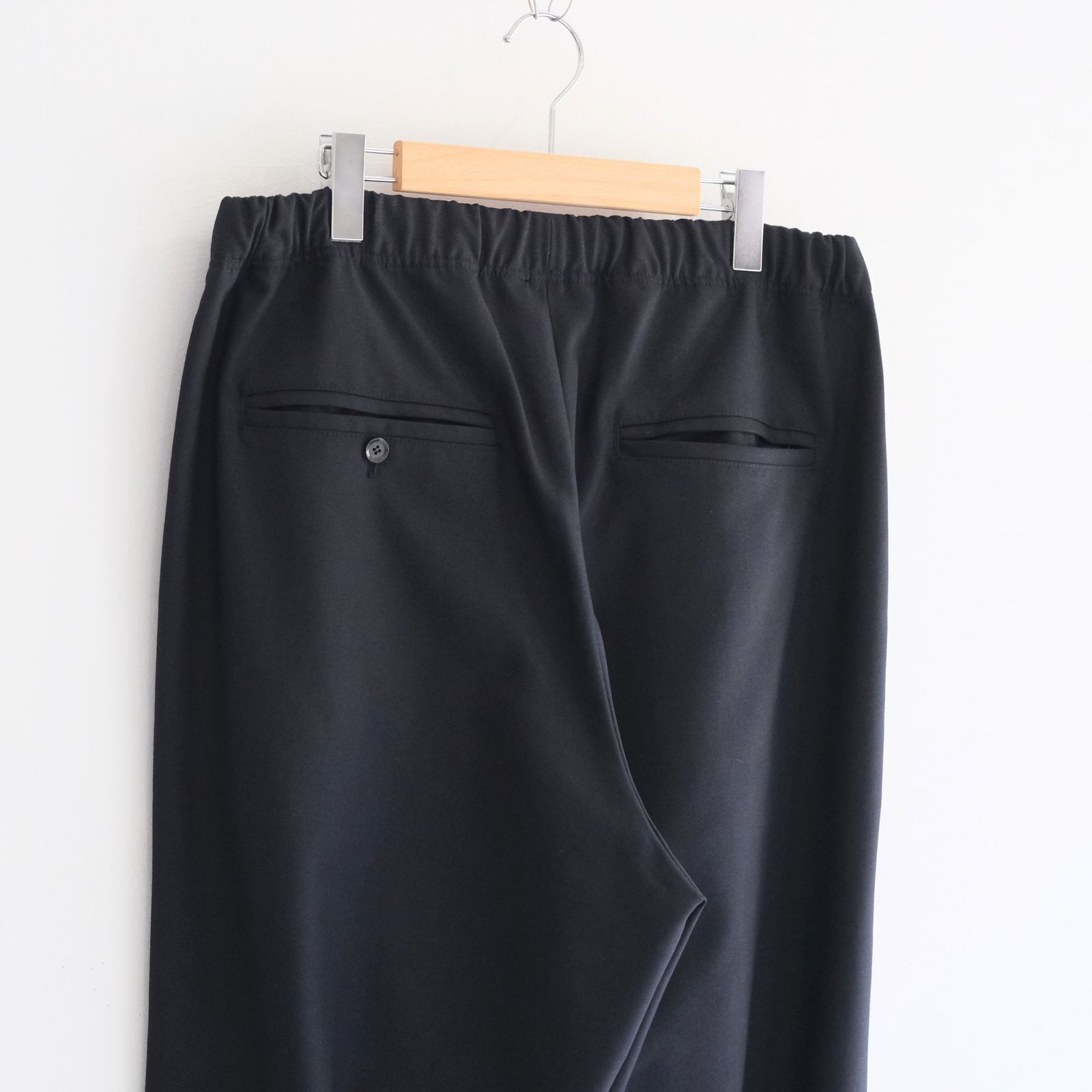 MERELY WOOLEN PINTUCK SLACKS（LIBERTY NAVY）