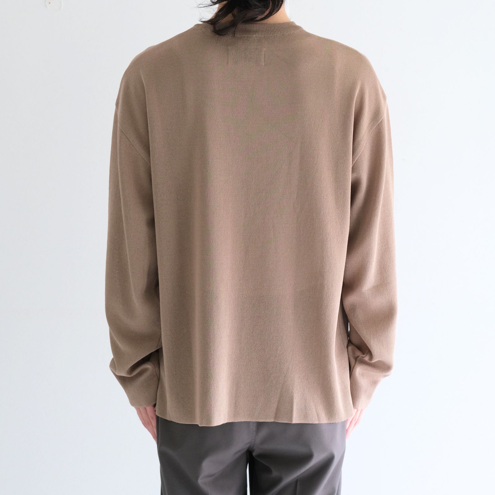 PREMIUM WIDE SLEEVE ‘SEUNGMU’ KNIT / プレミアムワイドスリーブ「スンム」ニット（ECRU BEIGE）