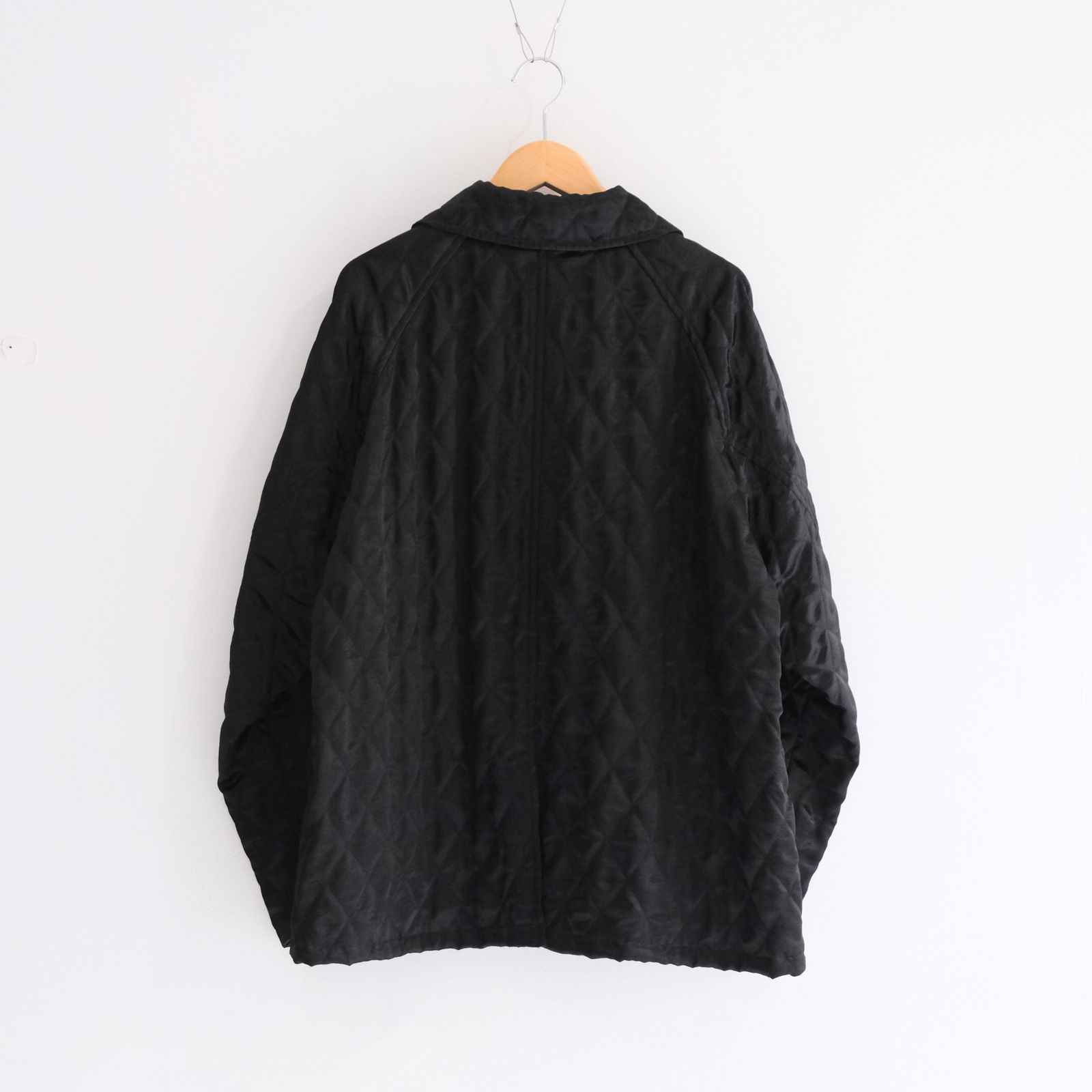 QUILTING RAGLAN JACKET / ジャケット / シングルジャケット / BLACK