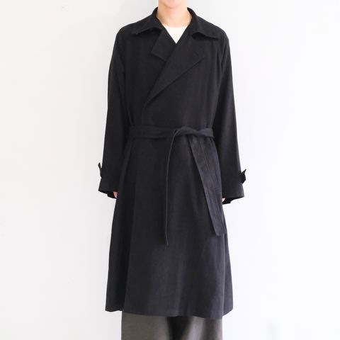 【残り1点】Hemp Oversize Coat（Black）