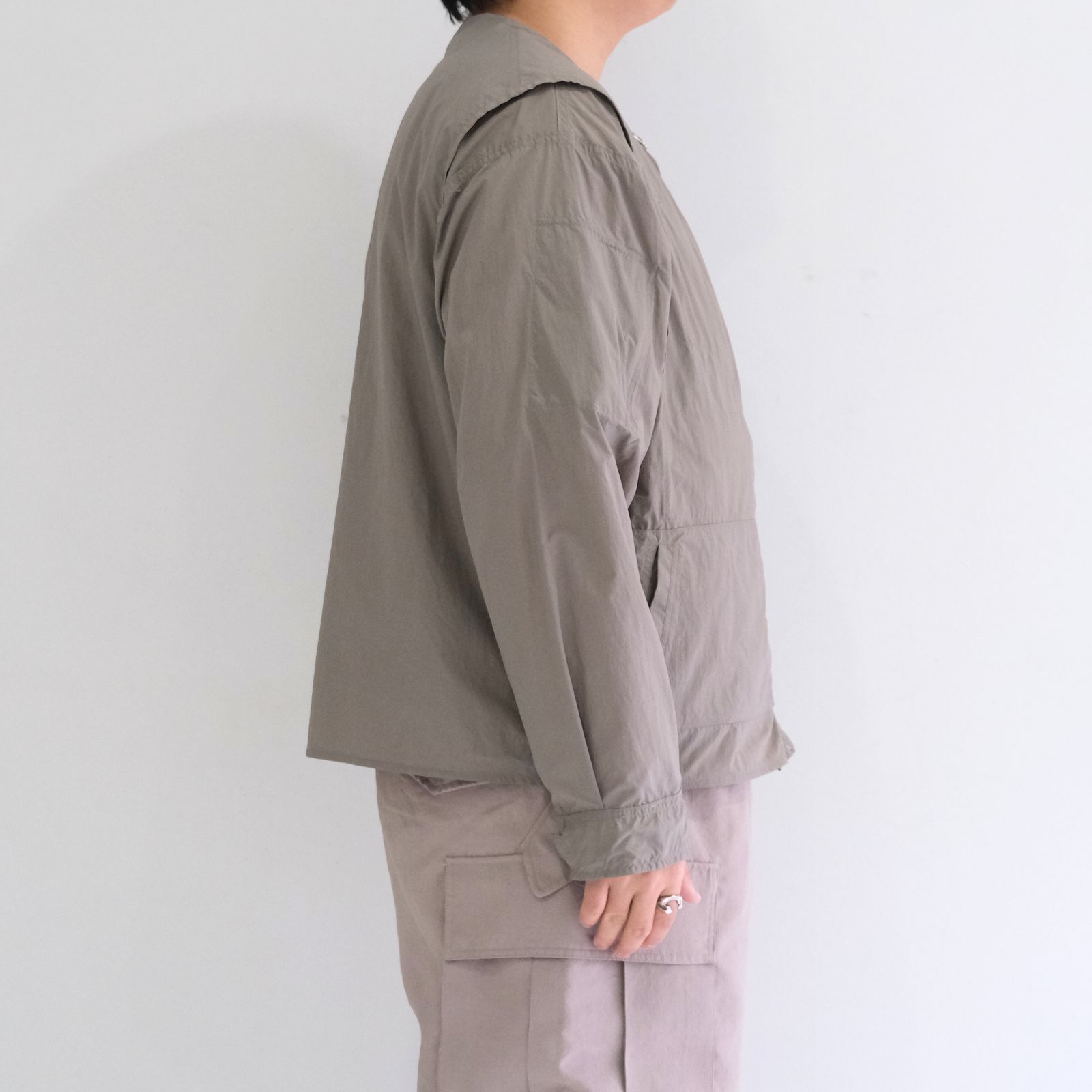 Weathering Nylon Reversible 4Way JKT / ウェザリングナイロンリバーシブル4Wayジャケット（KHAKI）