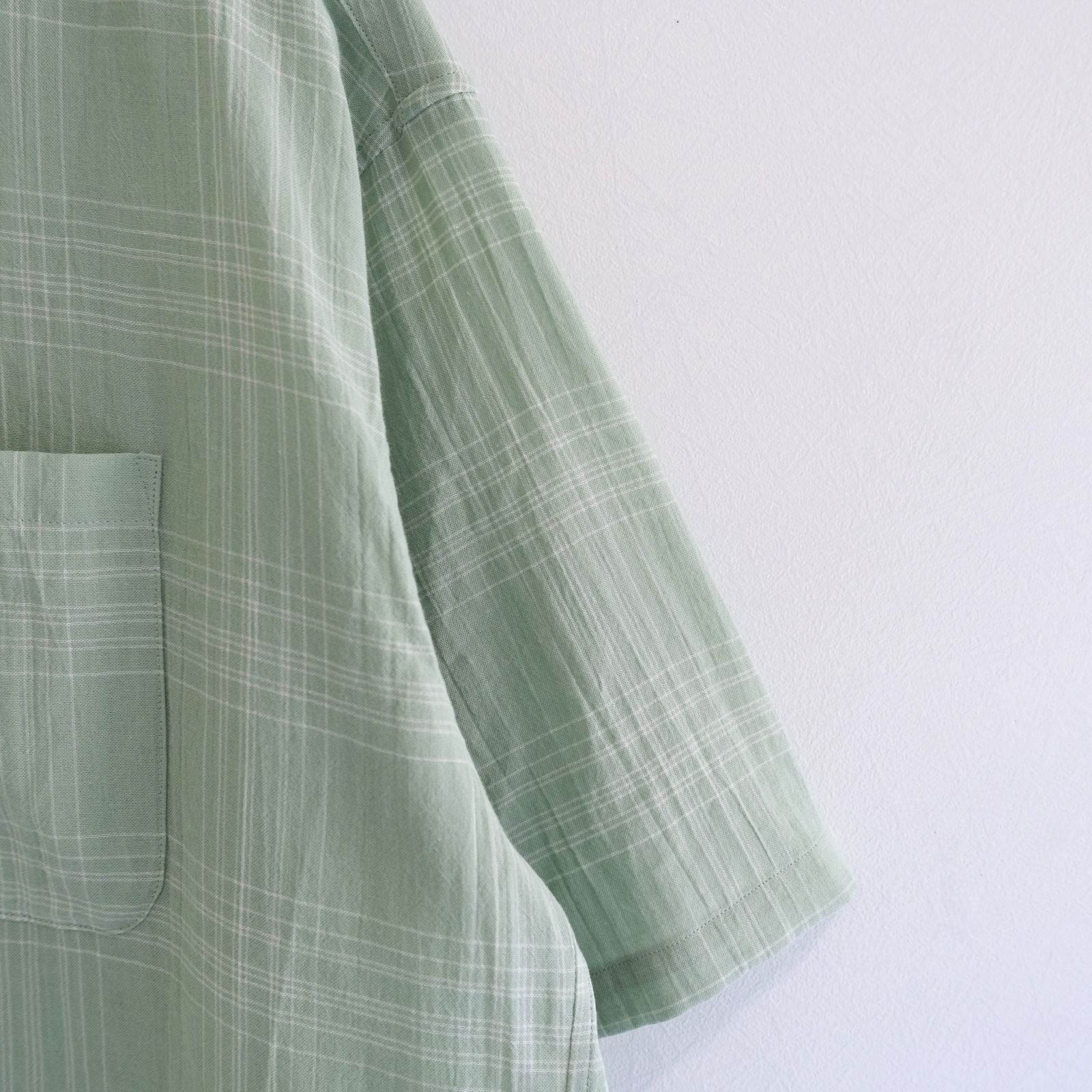 "MERCED" Sheer Through Shirt （MINT）