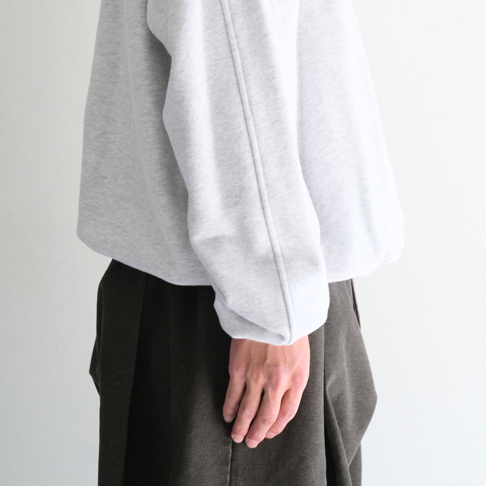 BAL / BIKE ATHLETIC LOOP WHEEL COTTON CREW / BAL × BIKE / アスレチック ループホイール コットンクルー（ASH GRAY）