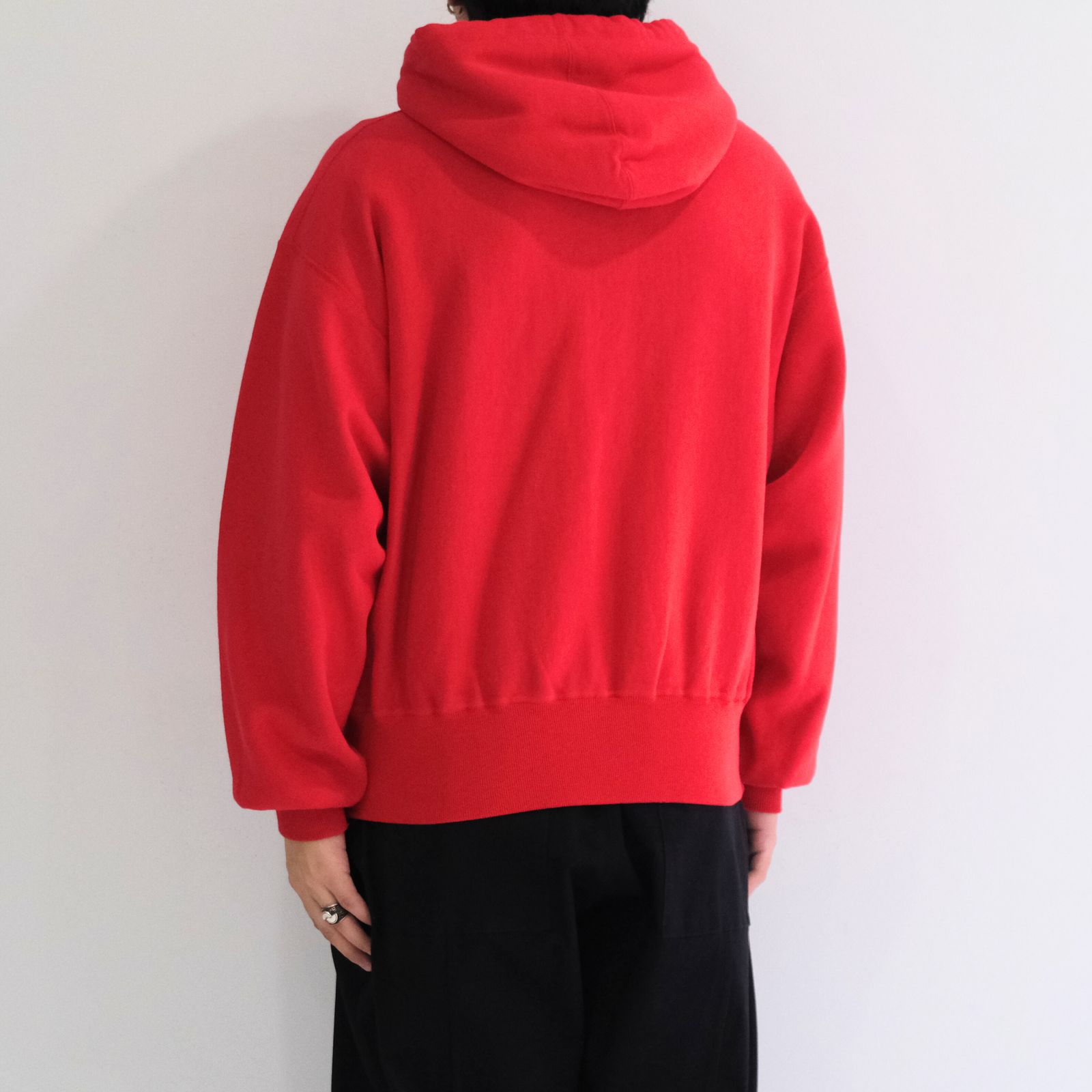 ZIP UP PARKA / ジップアップパーカー / RED