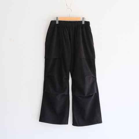 Reimagined Newsboy Fleece-Lined Sweatpants / パンツ / スウェットパンツ / Bleached Black