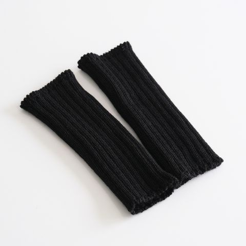 GLOVES FINGERLESS / 手袋 / フィンガーレス / PUREWOOL / SCHWARZ / ブラック