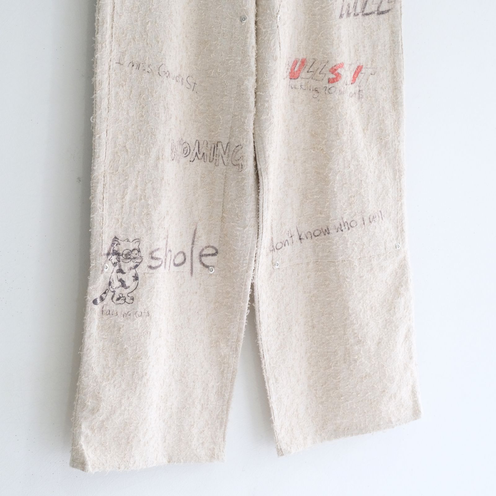 "ALICE" GRAPHIC DOUBLE KNEE WORKPANTS / パンツ / ダブルニー / ワークパンツ / IVORY