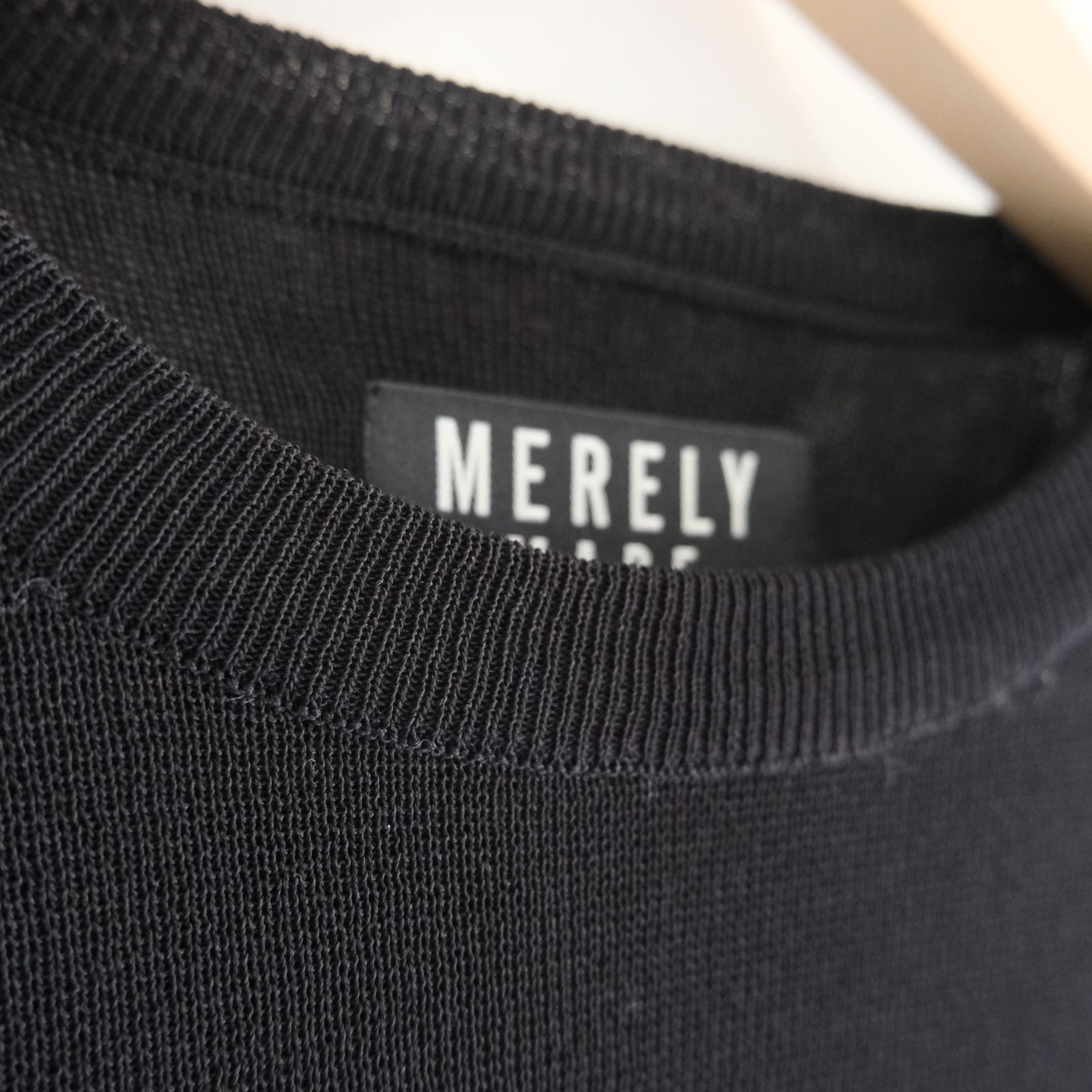 PREMIUM WIDE SLEEVE ‘SEUNGMU’ KNIT / ニット / INK BLACK