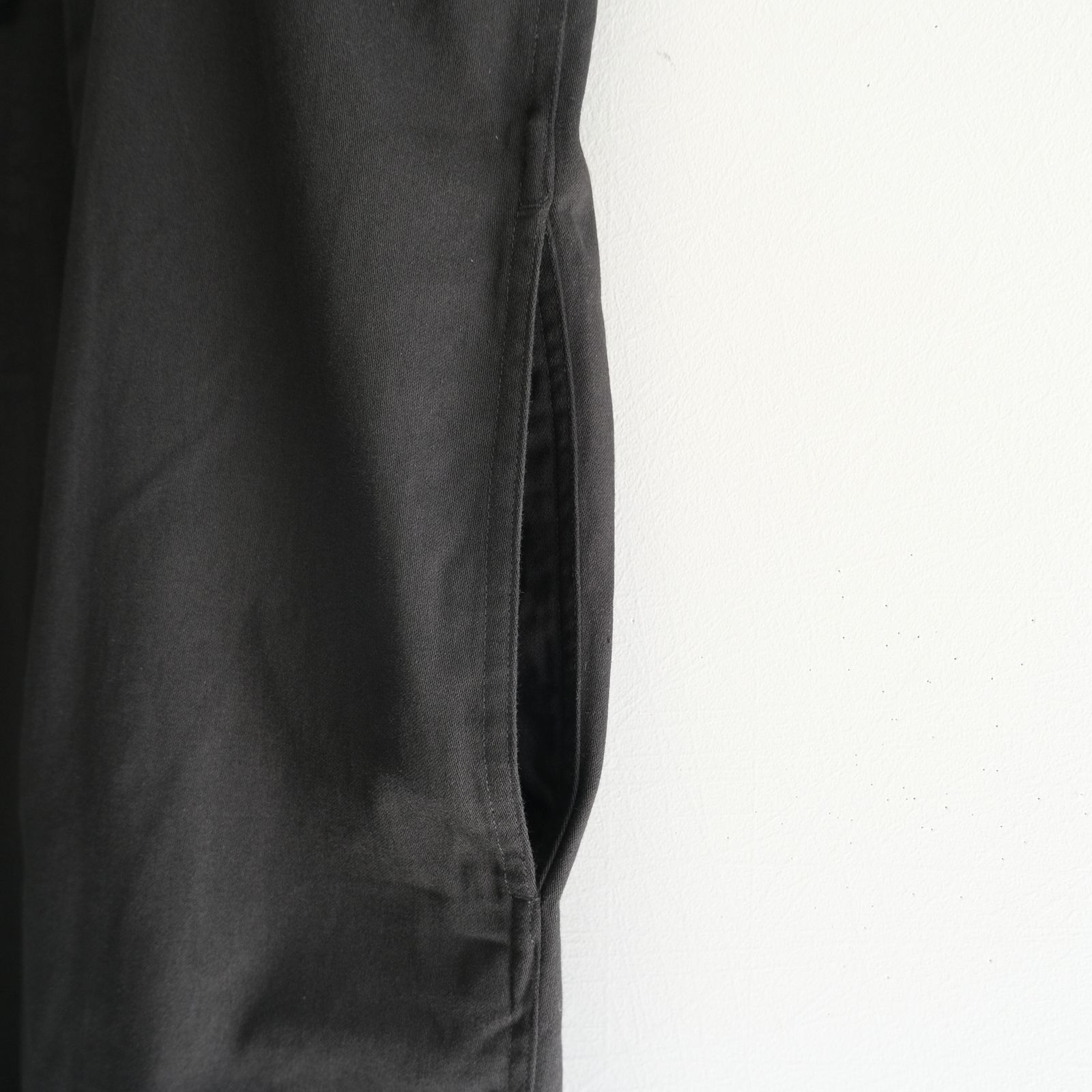 BOMBER OVERALL / オーバーオール / コットン / BLACK