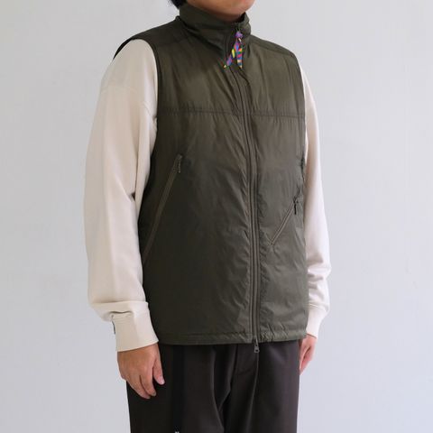 LIGHT DOWN VEST is-ness × TAION / ベスト / ダウンベスト / コラボ / KHAKI