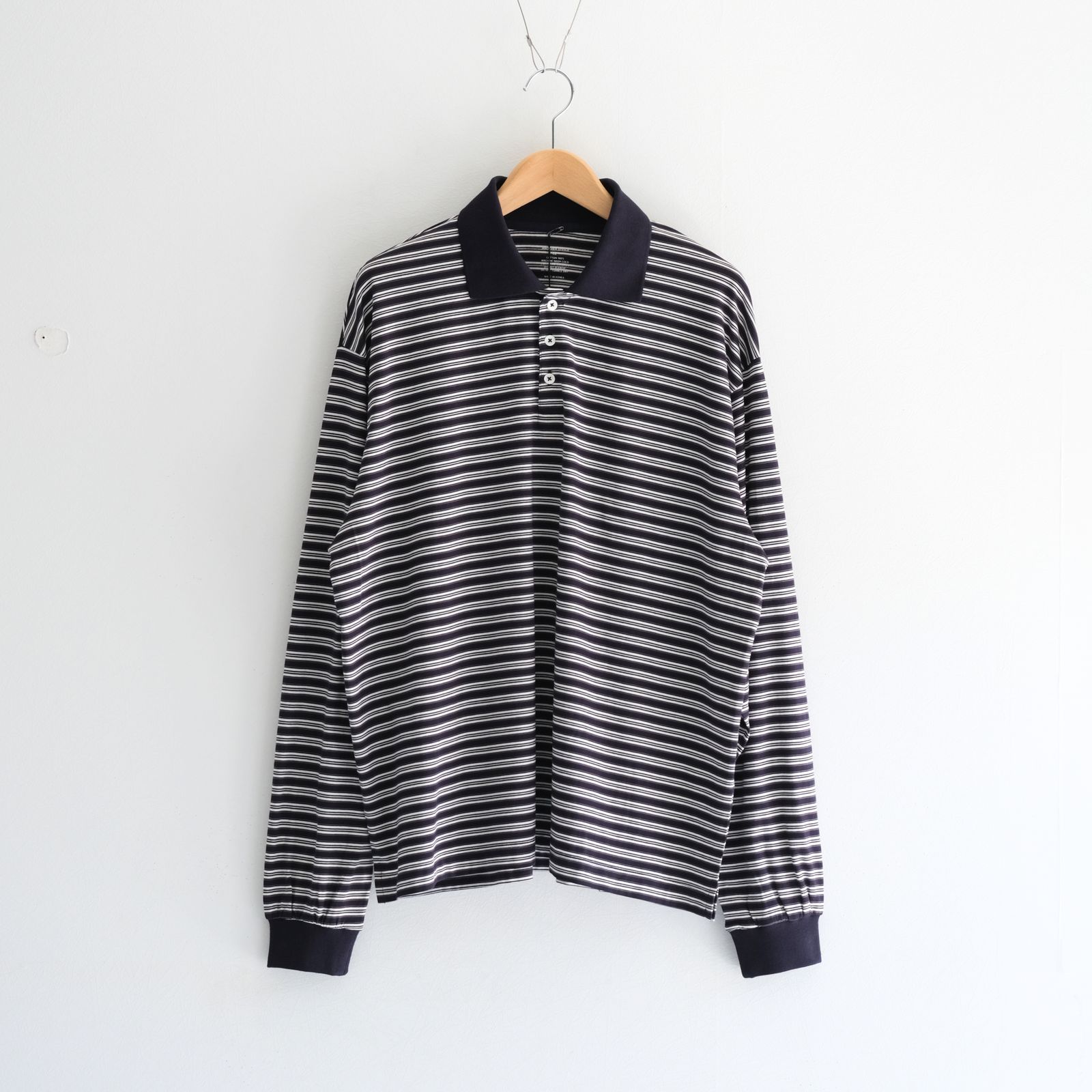 Brief Stripe Rugby TEE / ブリーフストライプラグビーTシャツ（NAVY）