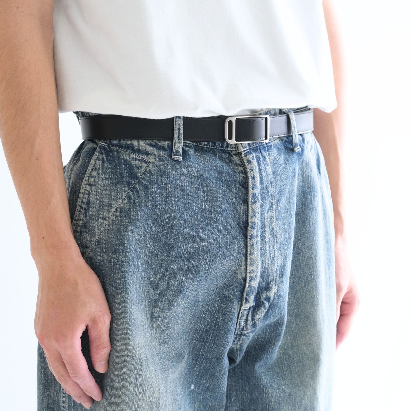 【残り1点】STIRRUP BELT（BLACK (NICKEL) ）