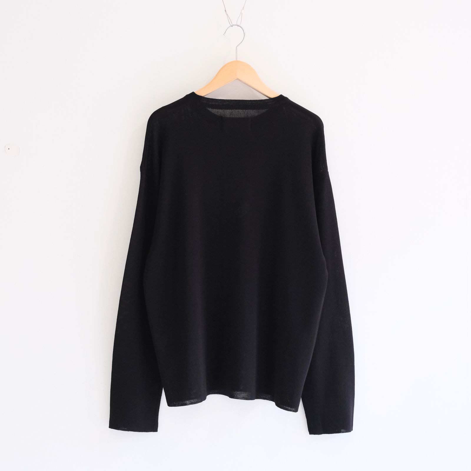 PREMIUM WIDE SLEEVE ‘SEUNGMU’ KNIT / ニット / INK BLACK