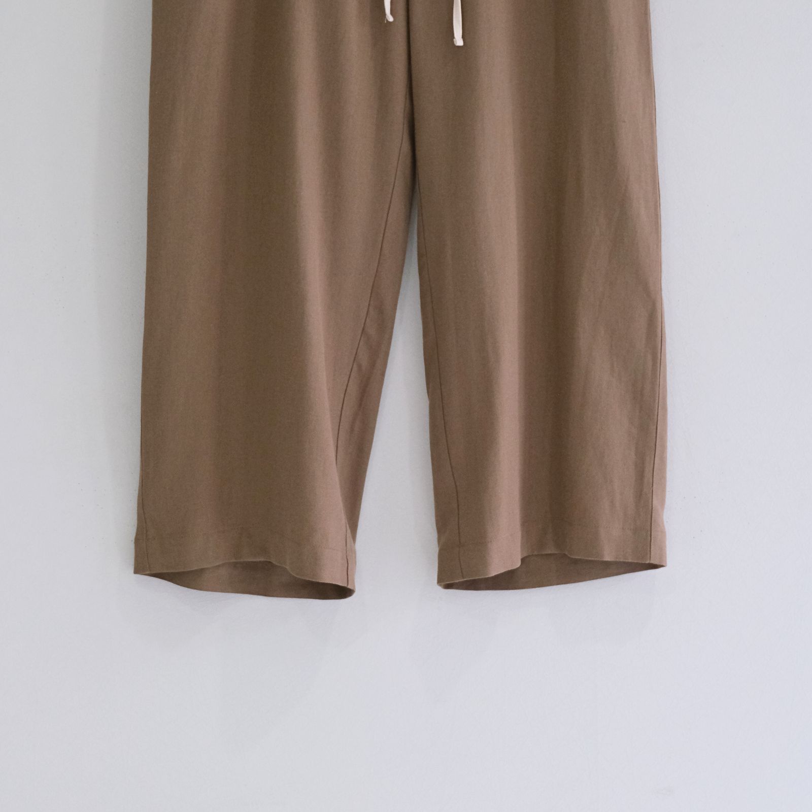 WIDE STRING PANTS / パンツ / SAND BROWN