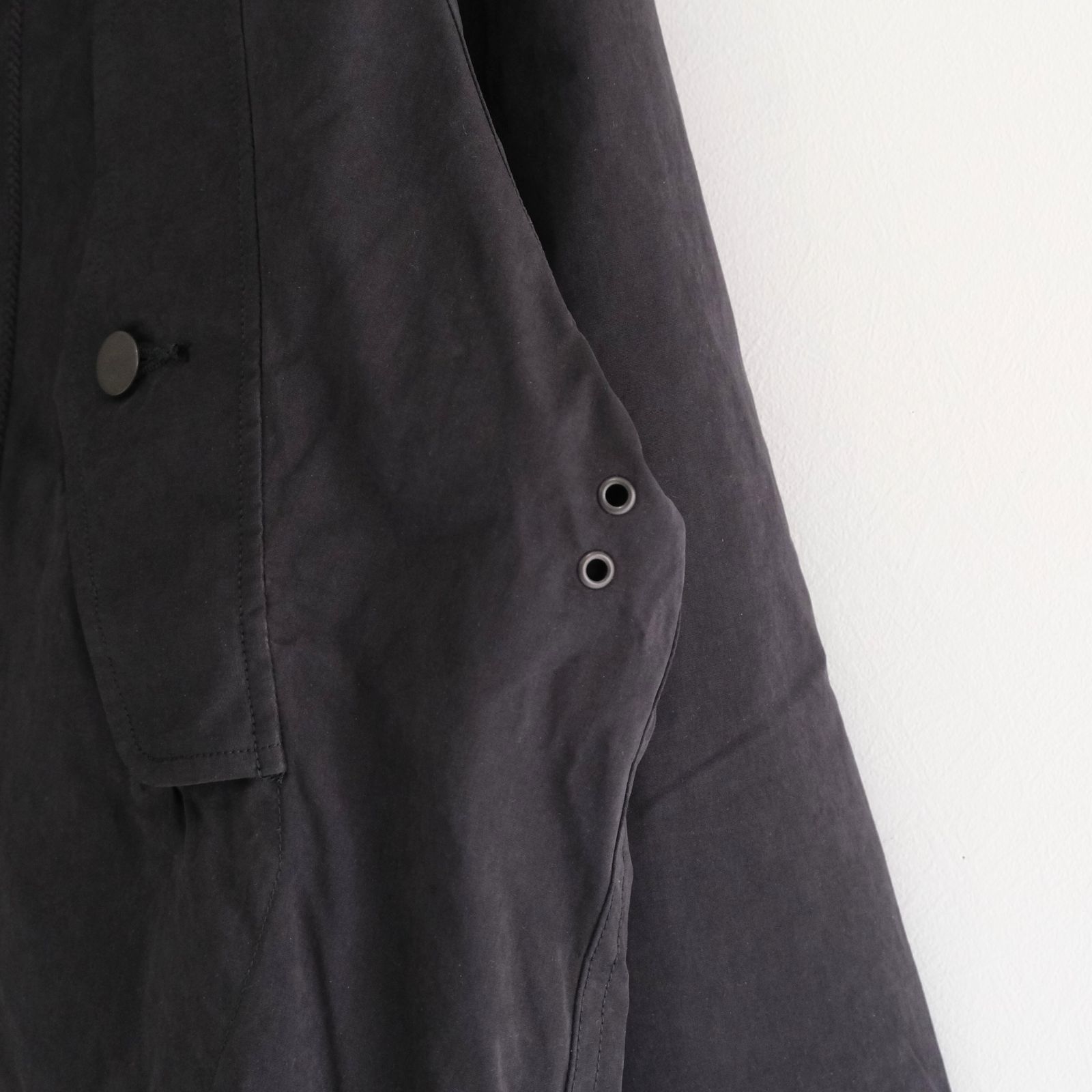 WAXED WEATHER PARKA / プルオーバー / パーカー / ワックス加工 / INK BLACK