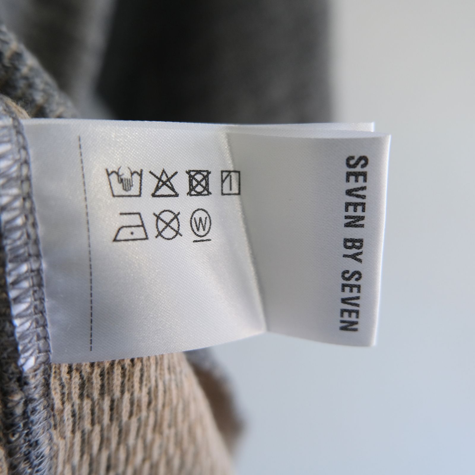ORGANIC COTTON THERMAL TEE - Mixed ”UNSTAINED” yarn - /  Tシャツ / GRAY