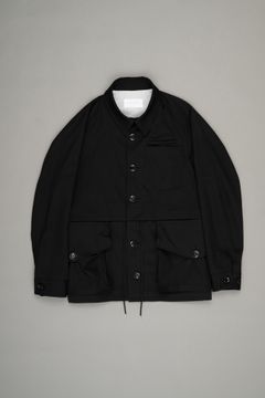 Layered Military Coat（Black）