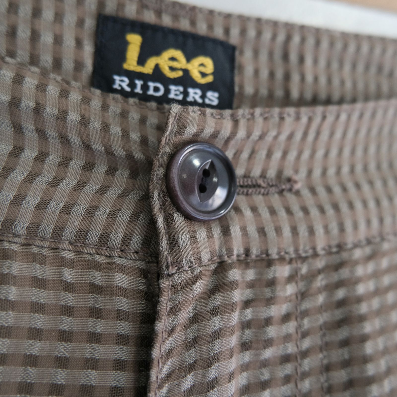 Lee / SEVEN BY SEVEN  / SHEER COWBOY PANTS ‐Gingham Check Indian fabric‐ /