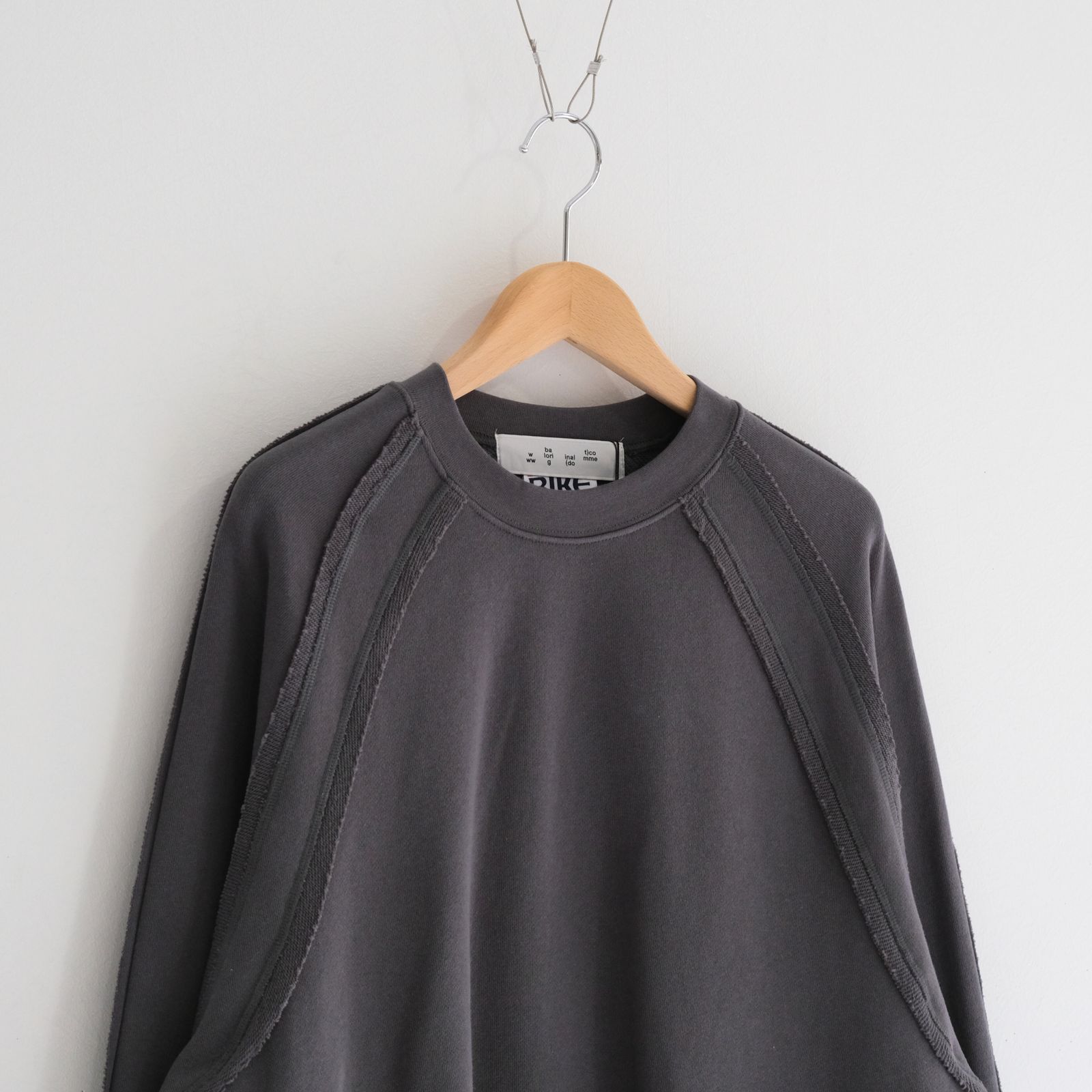 BAL / BIKE ATHLETIC HEAVY COTTON CREW / スウェット / DARK GRAY