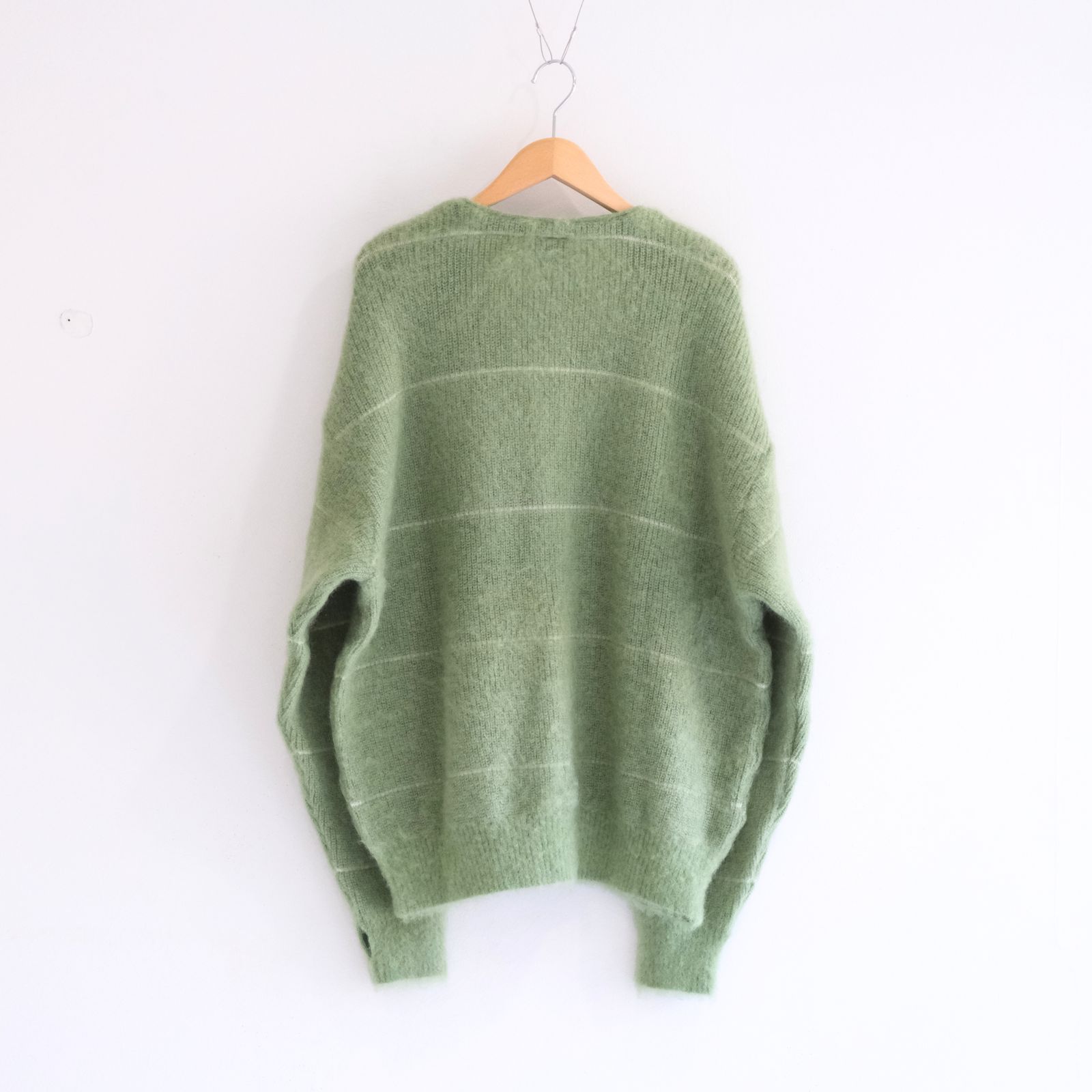 MOHAIR BOARDER CARDIGAN（GREEN）